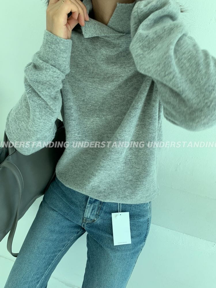 UNDERSTANDING - Korean Children Fashion - #Kfashion4kids - Half Slit  Knit - 4