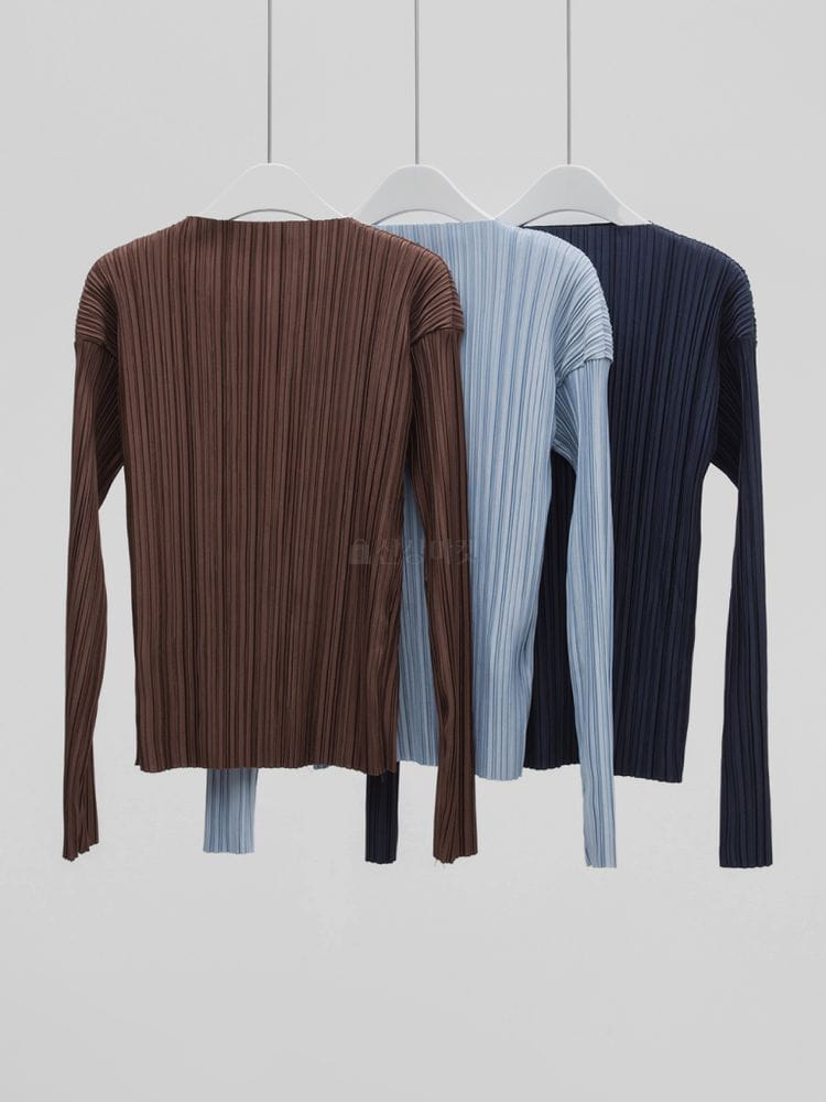 UNDERSTANDING - Korean Children Fashion - #Kfashion4kids - Pleats Long Sleeves Tee - 3