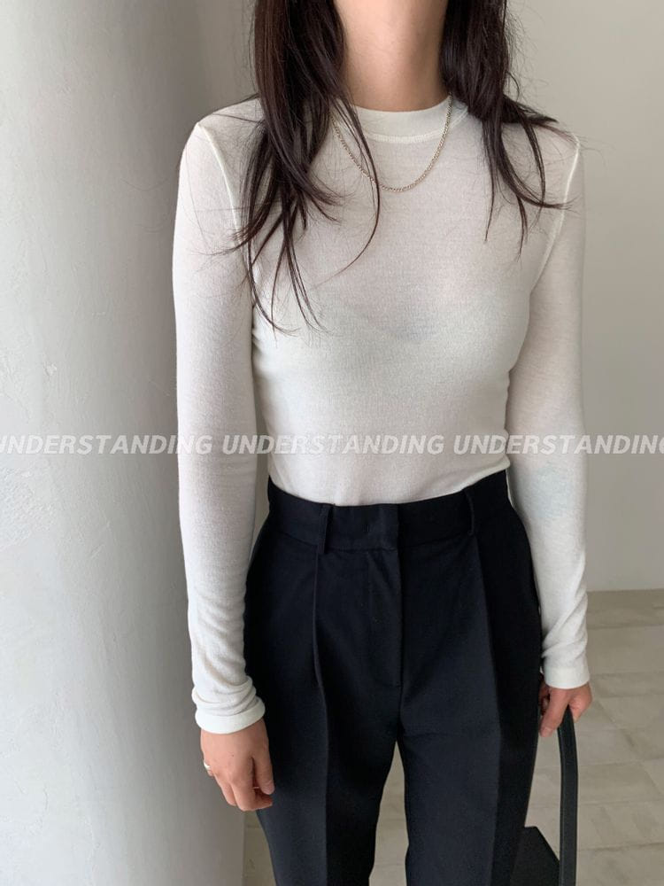 UNDERSTANDING - Korean Children Fashion - #Kfashion4kids - Plain Long Sleeves Tee - 5