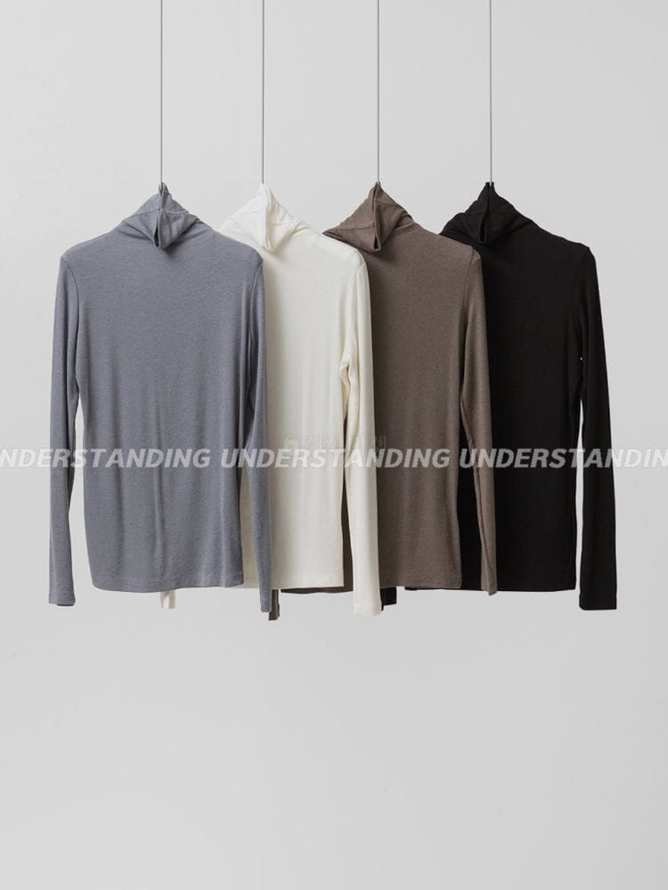 UNDERSTANDING - Korean Children Fashion - #Kfashion4kids - Post Turtleneck Tee - 2