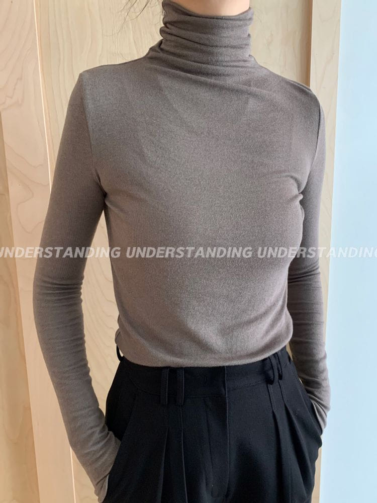 UNDERSTANDING - Korean Children Fashion - #Kfashion4kids - Post Turtleneck Tee - 3