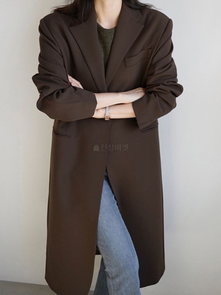 UNDERSTANDING - Korean Children Fashion - #Kfashion4kids - One Button Long Jacket - 2