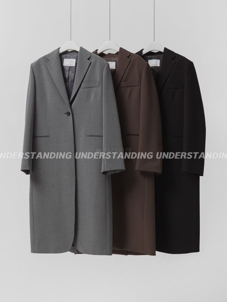 UNDERSTANDING - Korean Children Fashion - #Kfashion4kids - One Button Long Jacket - 4