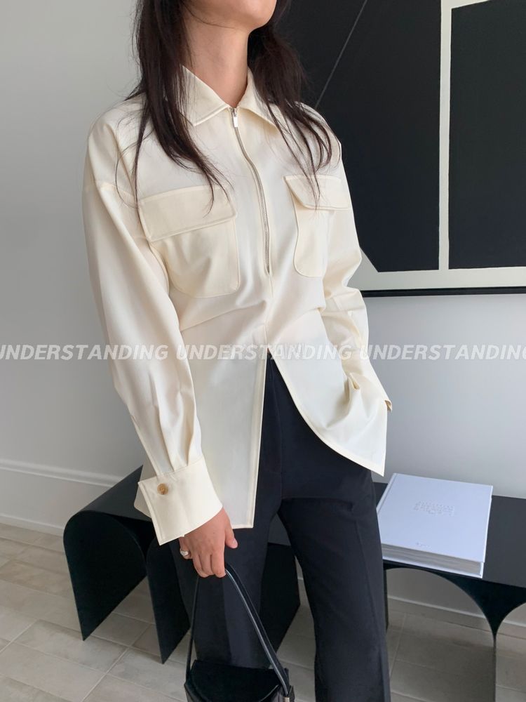 UNDERSTANDING - Korean Children Fashion - #Kfashion4kids - Open Zipper Blouse - 7