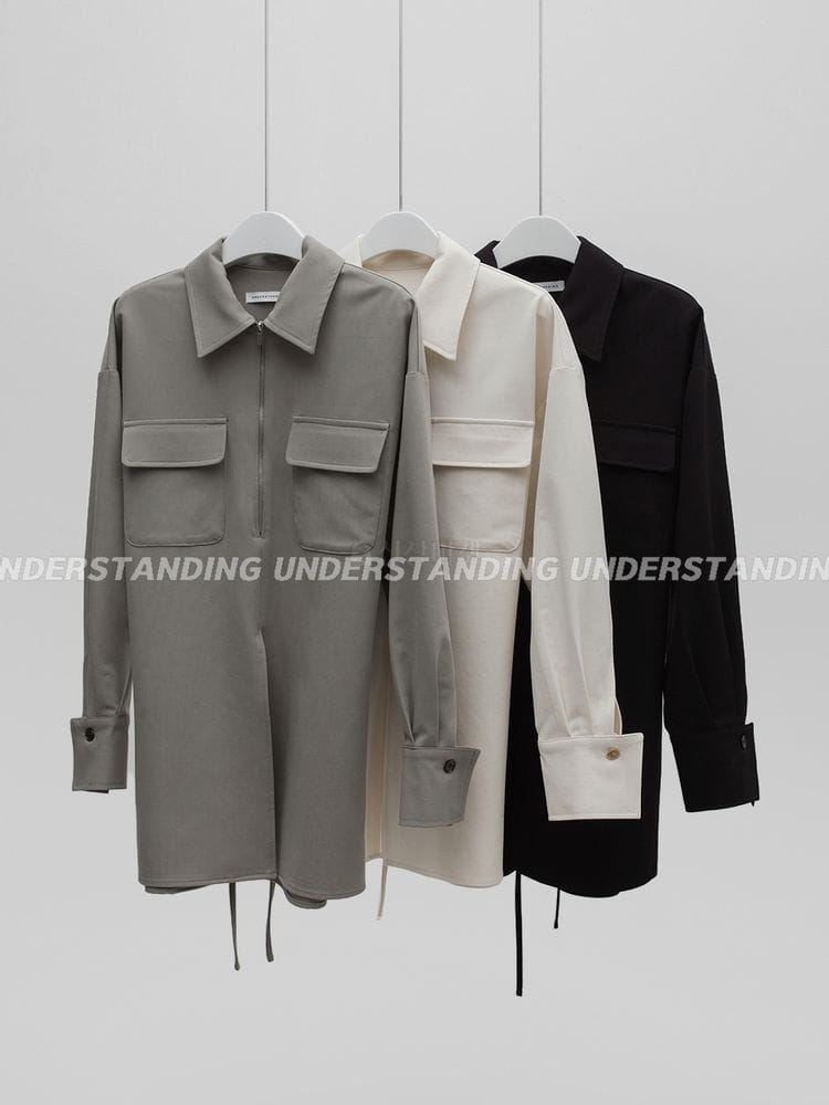 UNDERSTANDING - Korean Children Fashion - #Kfashion4kids - Open Zipper Blouse - 9
