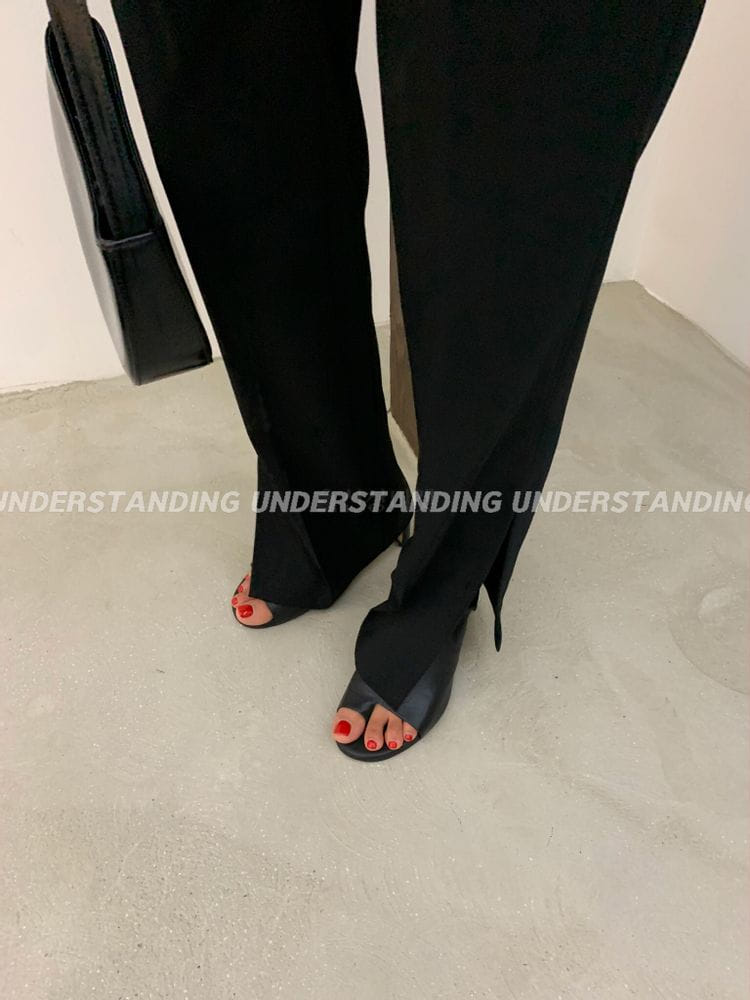 UNDERSTANDING - Korean Children Fashion - #Kfashion4kids - Unbalance Slit Pants - 3