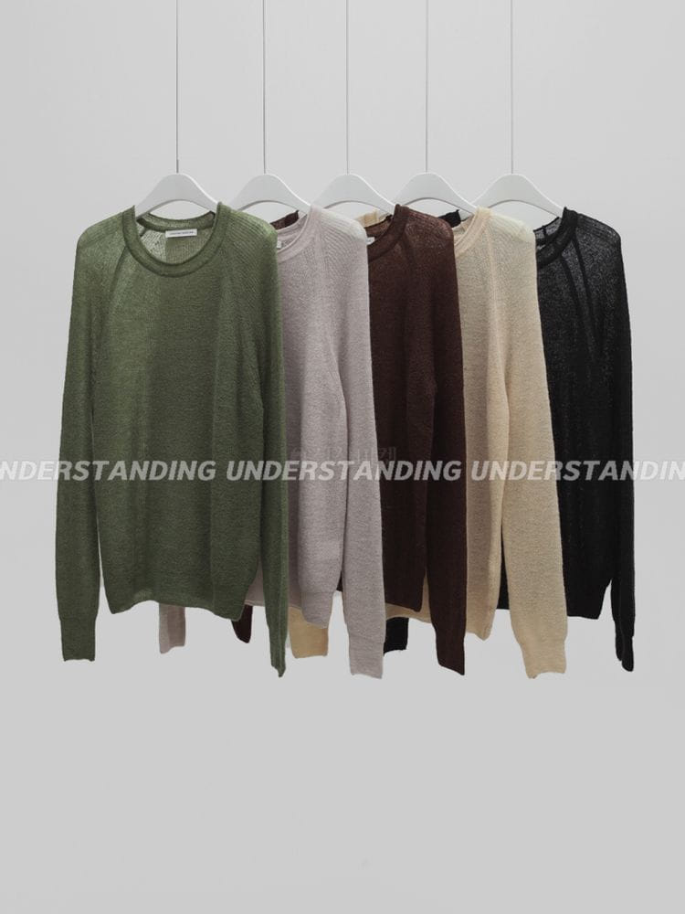 UNDERSTANDING - Korean Children Fashion - #Kfashion4kids - See Through Round Knit - 3