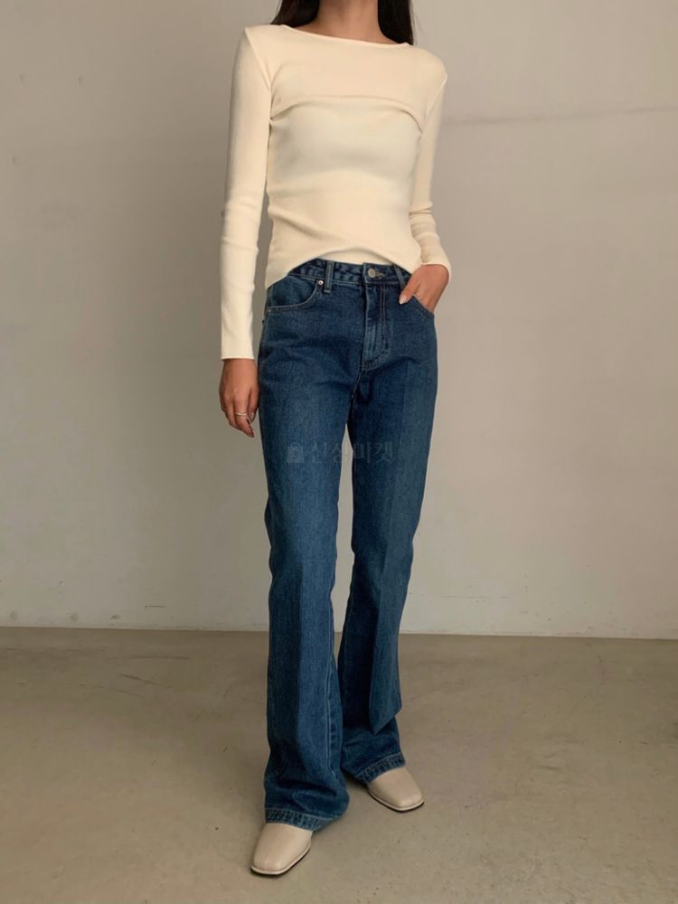 UNDERSTANDING - Korean Children Fashion - #Kfashion4kids - Bootscut Jeans - 4