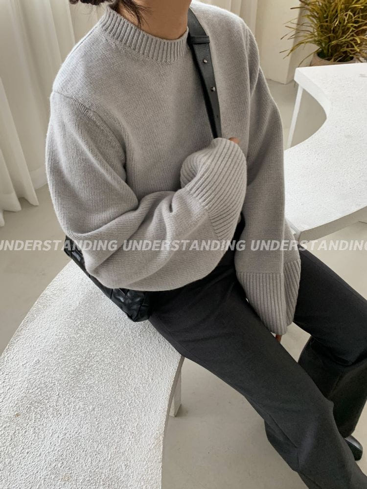 UNDERSTANDING - Korean Children Fashion - #Kfashion4kids - Volume Round Knit - 12