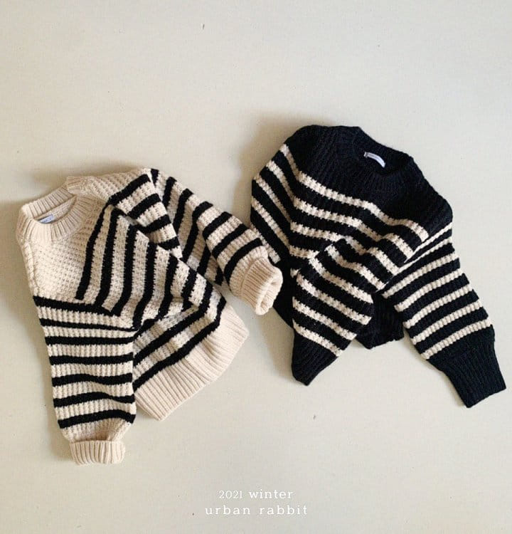 URBAN RABBIT - Korean Children Fashion - #Kfashion4kids - Stripes Knit
