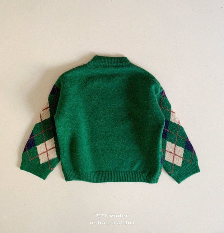 URBAN RABBIT - Korean Children Fashion - #Kfashion4kids - Argyle Knit Top - 3