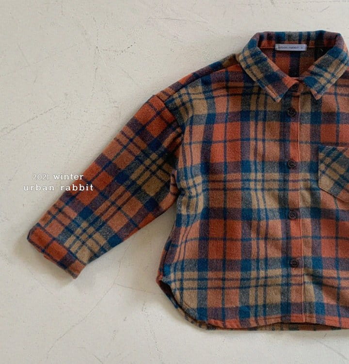 URBAN RABBIT - Korean Children Fashion - #Kfashion4kids - Check Shirt - 10