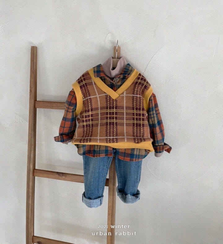 URBAN RABBIT - Korean Children Fashion - #Kfashion4kids - Check Shirt - 3