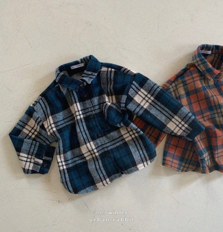 URBAN RABBIT - Korean Children Fashion - #Kfashion4kids - Check Shirt - 7