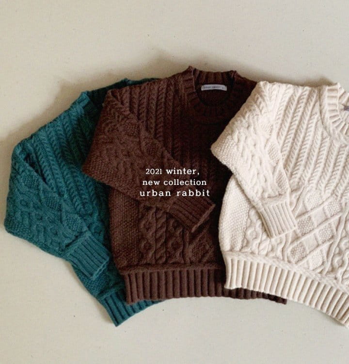 URBAN RABBIT - Korean Children Fashion - #Kfashion4kids - Cable Knit Top  - 4