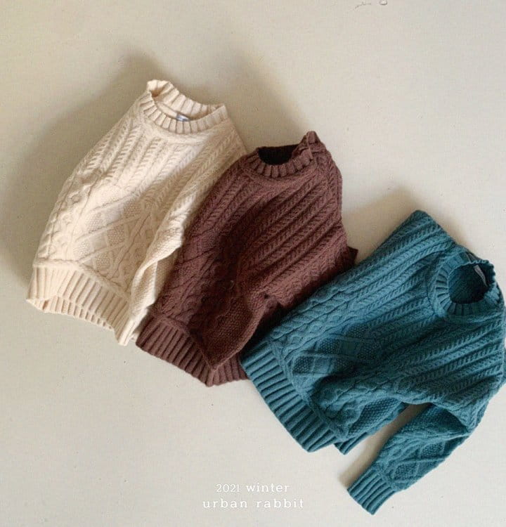 URBAN RABBIT - Korean Children Fashion - #Kfashion4kids - Cable Knit Top  - 5