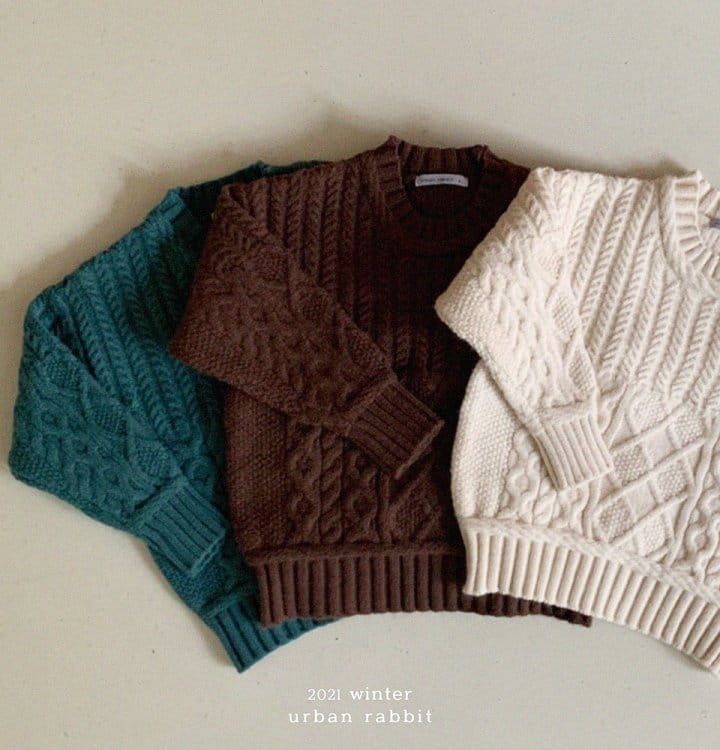 URBAN RABBIT - Korean Children Fashion - #Kfashion4kids - Cable Knit Top  - 6