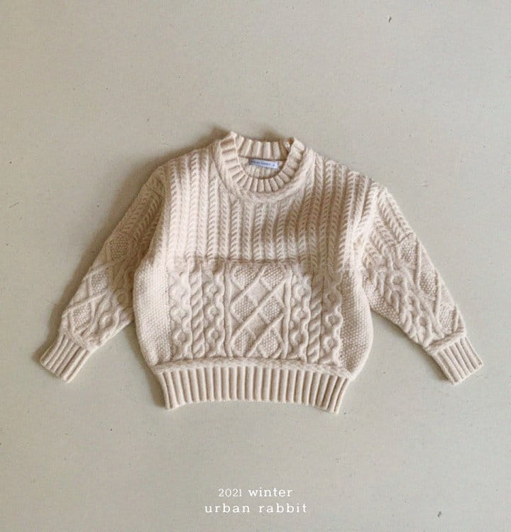URBAN RABBIT - Korean Children Fashion - #Kfashion4kids - Cable Knit Top  - 7