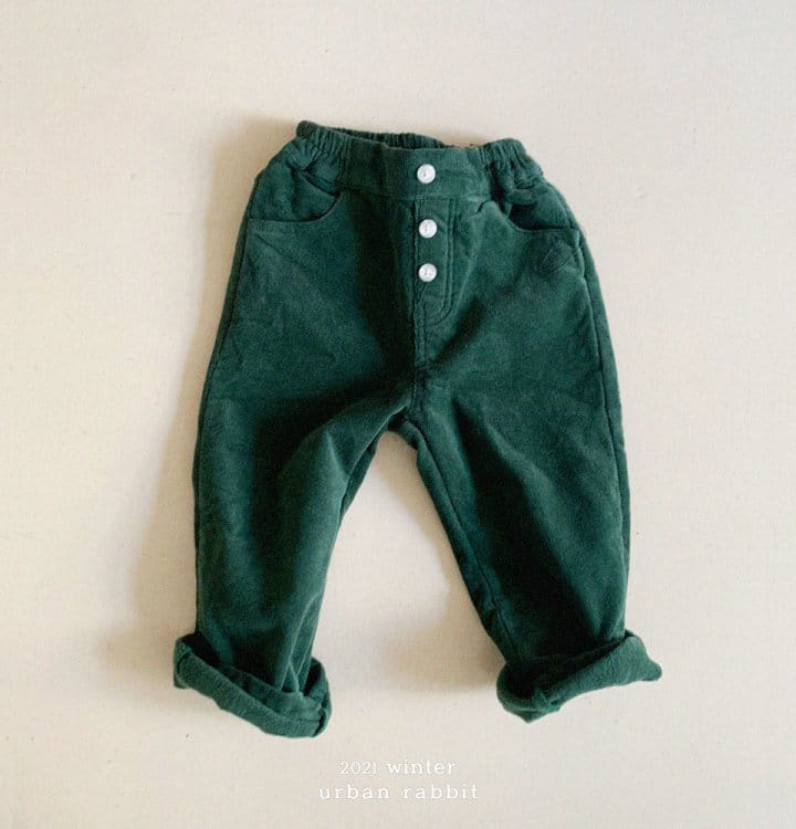 URBAN RABBIT - Korean Children Fashion - #Kfashion4kids - Button Rib Pants - 5