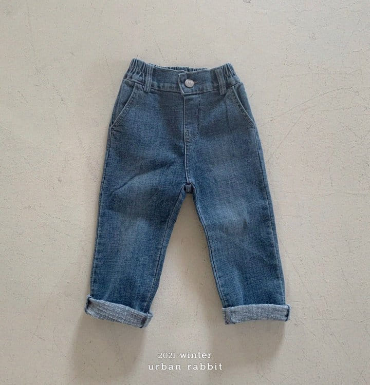 URBAN RABBIT - Korean Children Fashion - #Kfashion4kids - Urban Fleece Jeans - 6