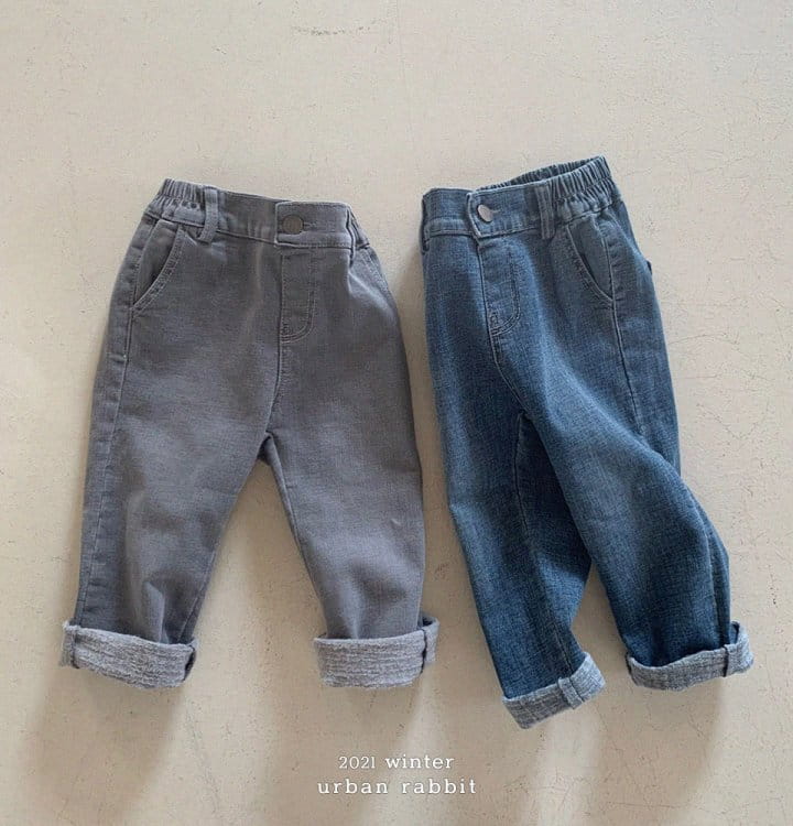 URBAN RABBIT - Korean Children Fashion - #Kfashion4kids - Urban Fleece Jeans - 8