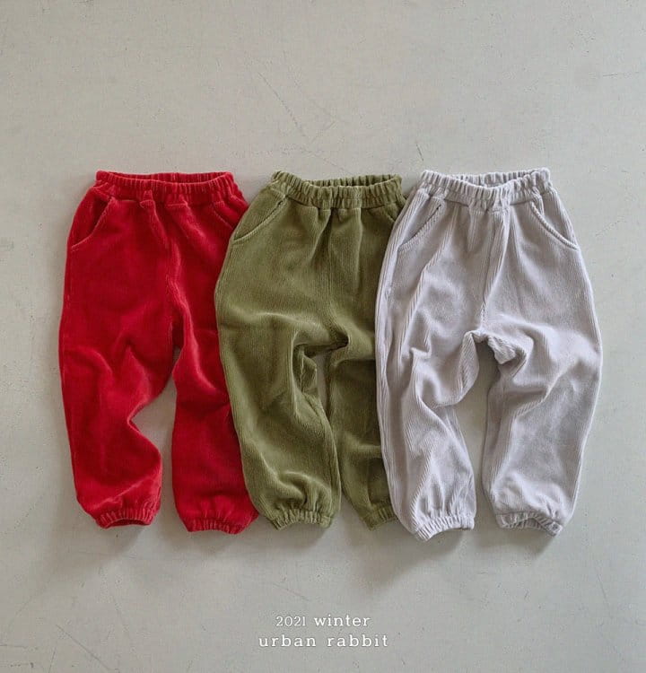 URBAN RABBIT - Korean Children Fashion - #Kfashion4kids - Velour Jogger Pants