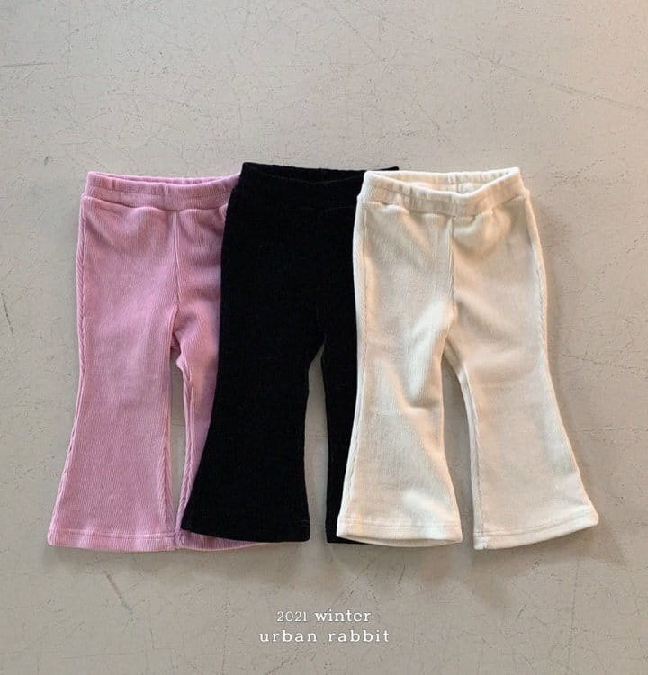 URBAN RABBIT - Korean Children Fashion - #Kfashion4kids - Velour Bootscut Pants - 3