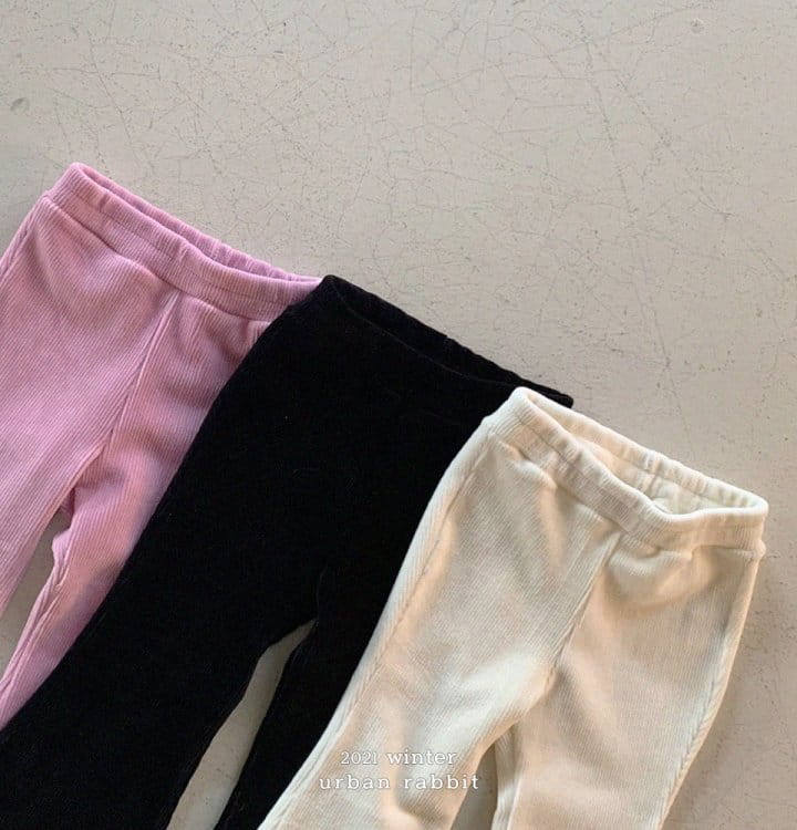 URBAN RABBIT - Korean Children Fashion - #Kfashion4kids - Velour Bootscut Pants - 4