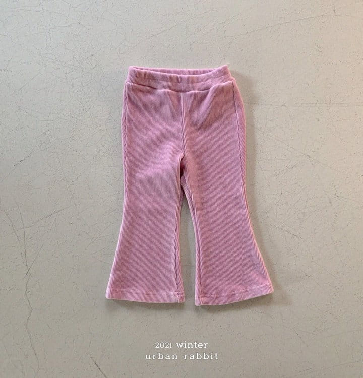 URBAN RABBIT - Korean Children Fashion - #Kfashion4kids - Velour Bootscut Pants - 6