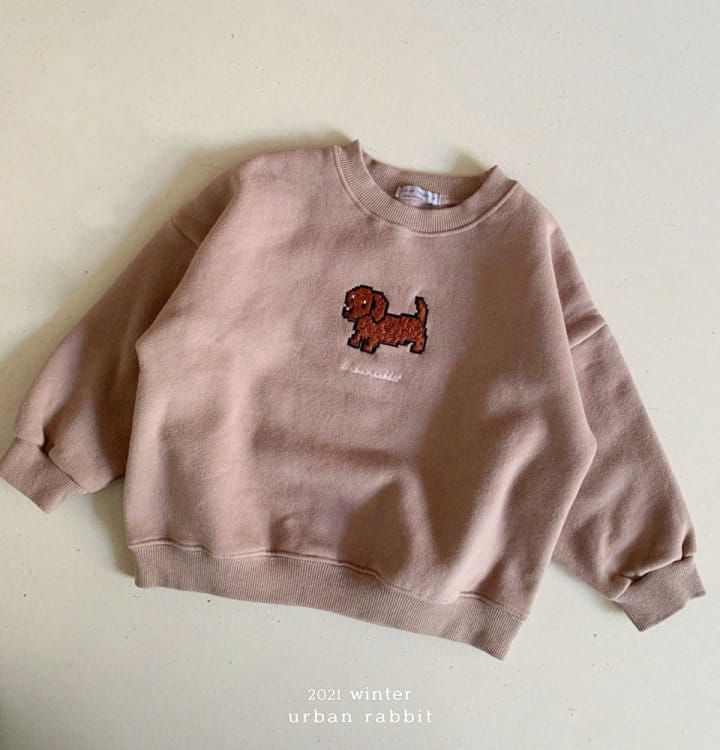 URBAN RABBIT - Korean Children Fashion - #Kfashion4kids - Dog Embroidery Sweatshirt - 2