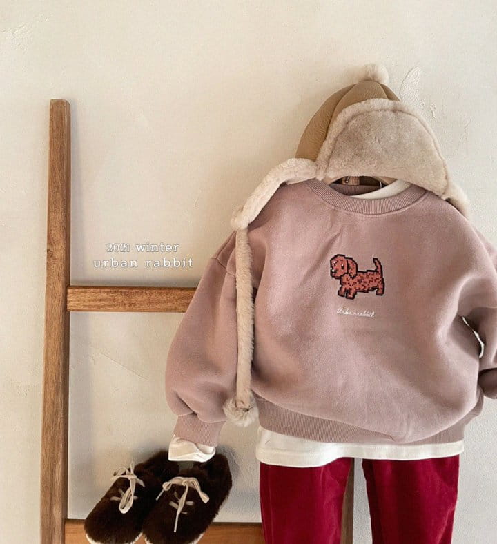 URBAN RABBIT - Korean Children Fashion - #Kfashion4kids - Dog Embroidery Sweatshirt - 4