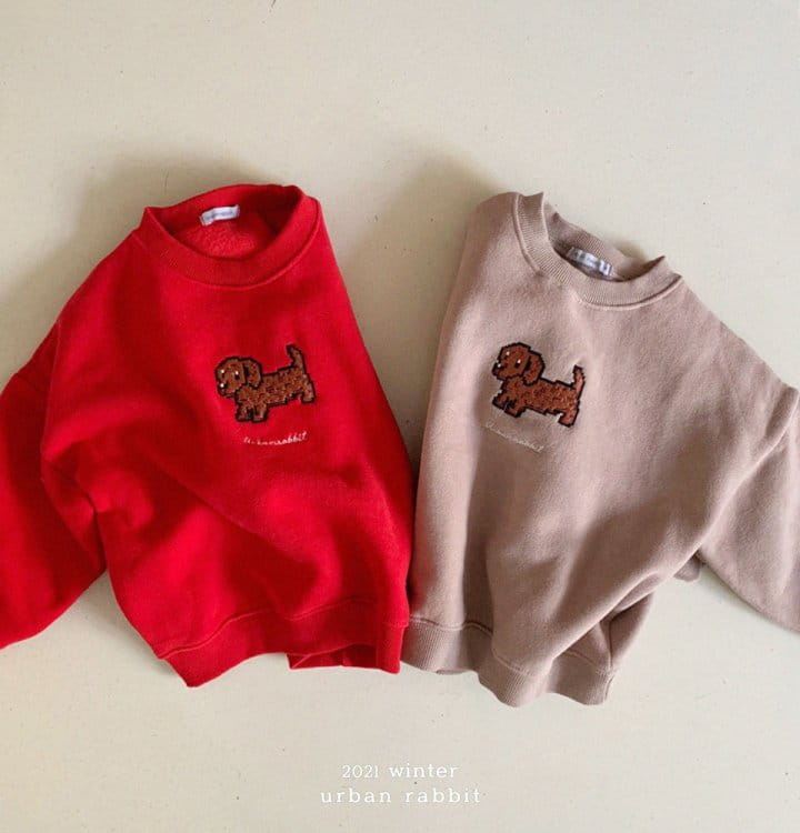 URBAN RABBIT - Korean Children Fashion - #Kfashion4kids - Dog Embroidery Sweatshirt - 5