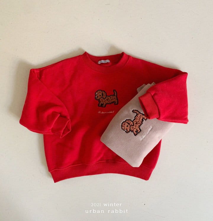 URBAN RABBIT - Korean Children Fashion - #Kfashion4kids - Dog Embroidery Sweatshirt - 7