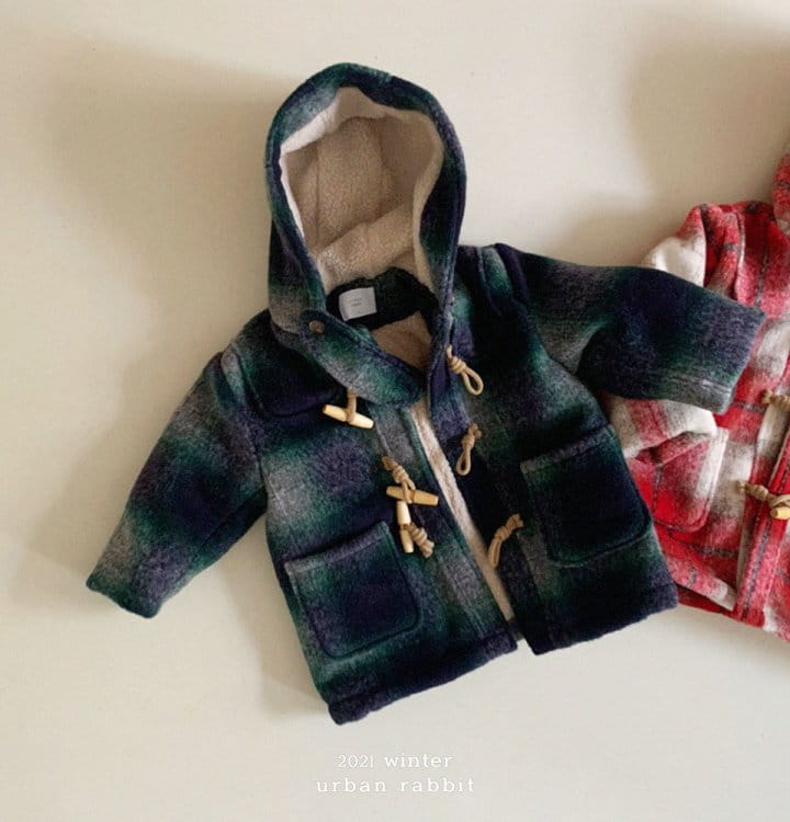 URBAN RABBIT - Korean Children Fashion - #Kfashion4kids - Check Coat - 2
