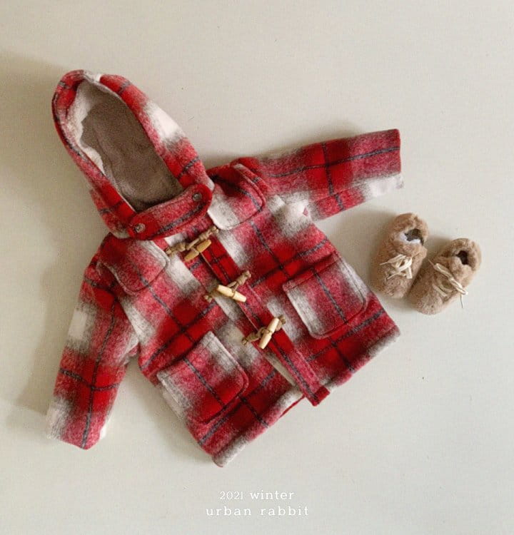 URBAN RABBIT - Korean Children Fashion - #Kfashion4kids - Check Coat - 5