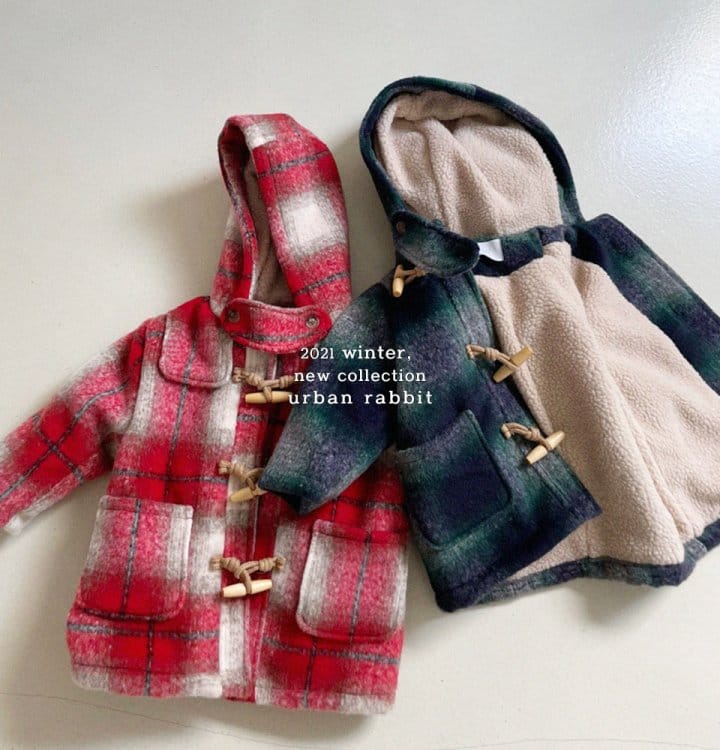 URBAN RABBIT - Korean Children Fashion - #Kfashion4kids - Check Coat - 6