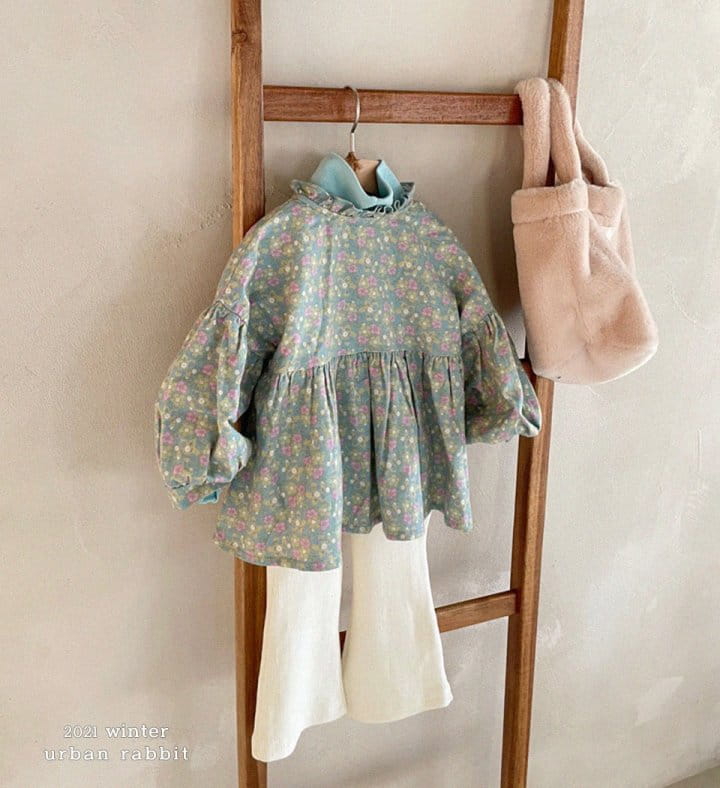 URBAN RABBIT - Korean Children Fashion - #Kfashion4kids - Flower Fleece Blouse - 3