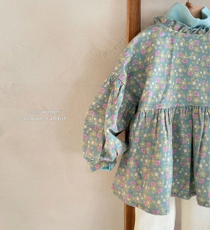 URBAN RABBIT - Korean Children Fashion - #Kfashion4kids - Flower Fleece Blouse - 5