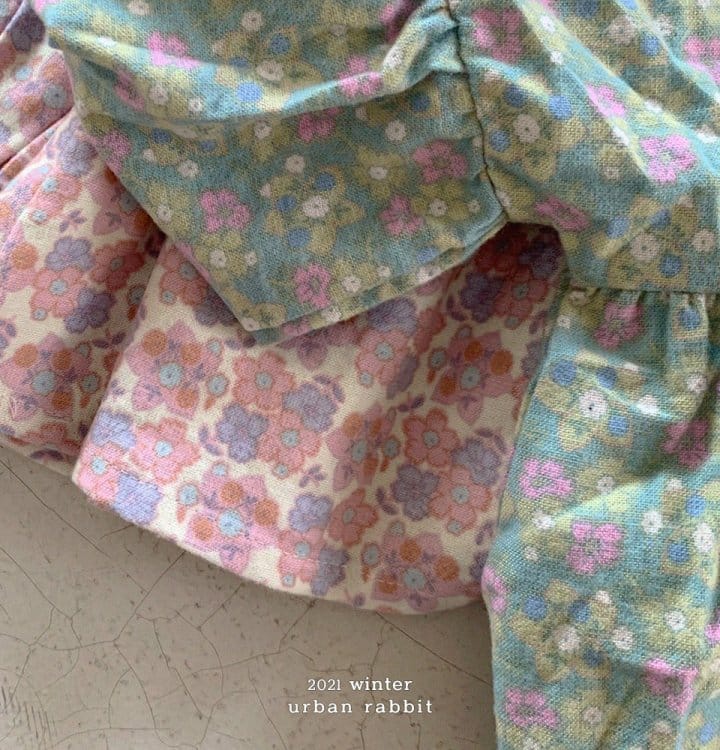 URBAN RABBIT - Korean Children Fashion - #Kfashion4kids - Flower Fleece Blouse - 6
