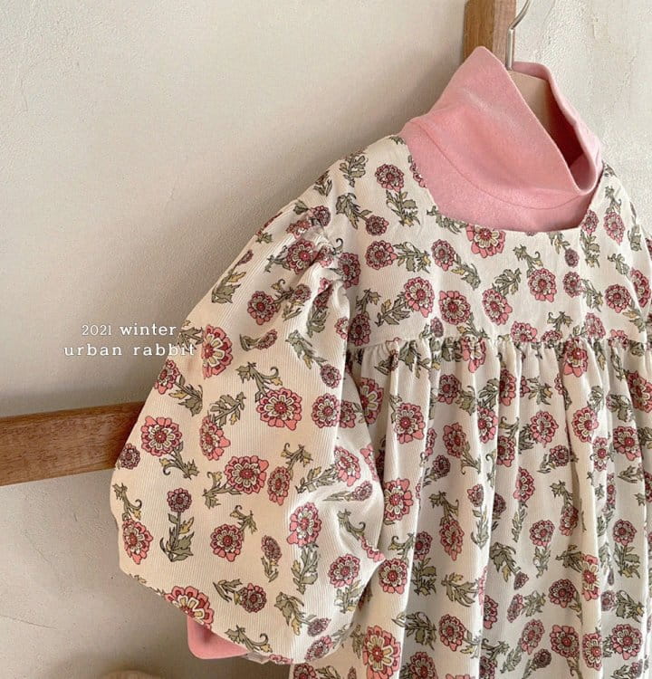 URBAN RABBIT - Korean Children Fashion - #Kfashion4kids - Square Rib One-piece - 4