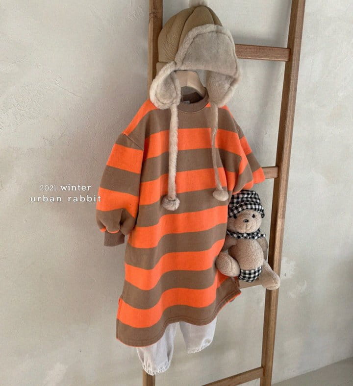 URBAN RABBIT - Korean Children Fashion - #Kfashion4kids - Long Stripes One-piece - 2