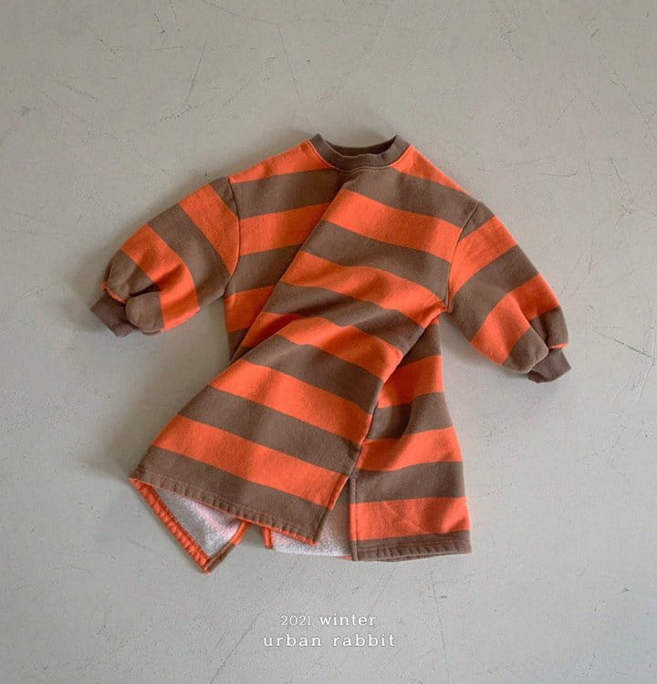URBAN RABBIT - Korean Children Fashion - #Kfashion4kids - Long Stripes One-piece - 5