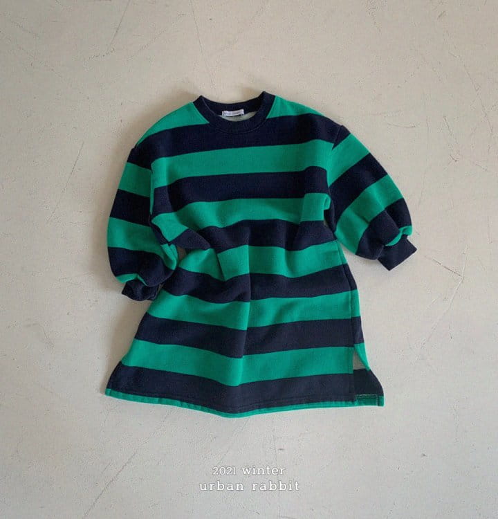 URBAN RABBIT - Korean Children Fashion - #Kfashion4kids - Long Stripes One-piece - 6