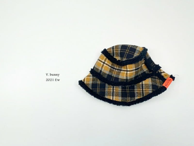 V BUNNY - Korean Children Fashion - #Kfashion4kids - Check Bucket Hat - 3