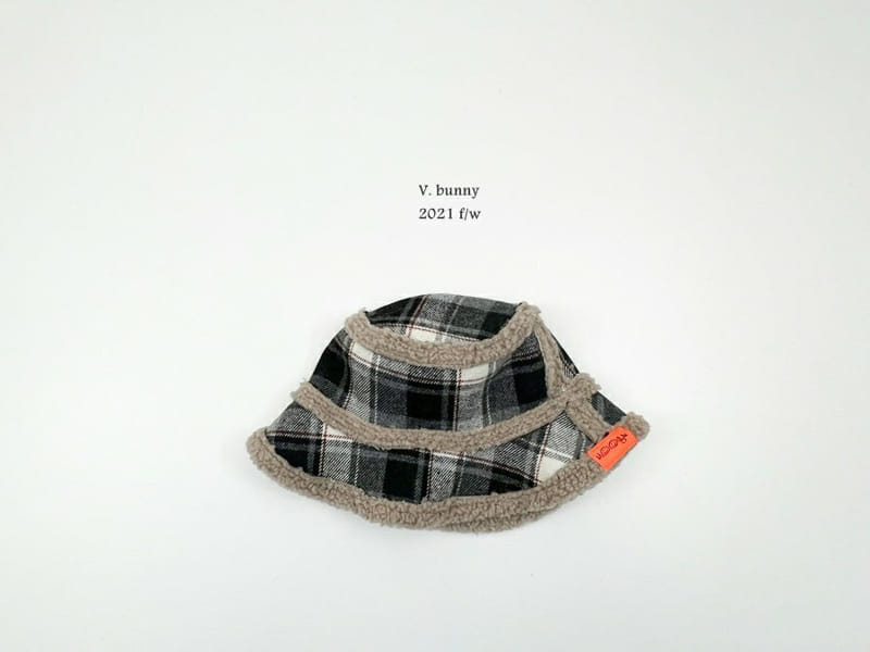 V BUNNY - Korean Children Fashion - #Kfashion4kids - Check Bucket Hat - 6