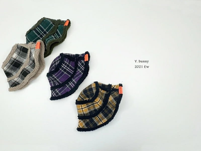 V BUNNY - Korean Children Fashion - #Kfashion4kids - Check Bucket Hat - 9