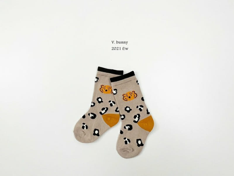 V BUNNY - Korean Children Fashion - #Kfashion4kids - Tiger Socks [set of 4] - 3