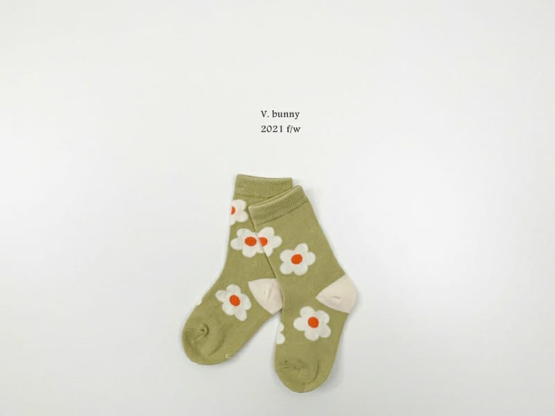 V BUNNY - Korean Children Fashion - #Kfashion4kids - Hawaii Socks [set of 4] - 4