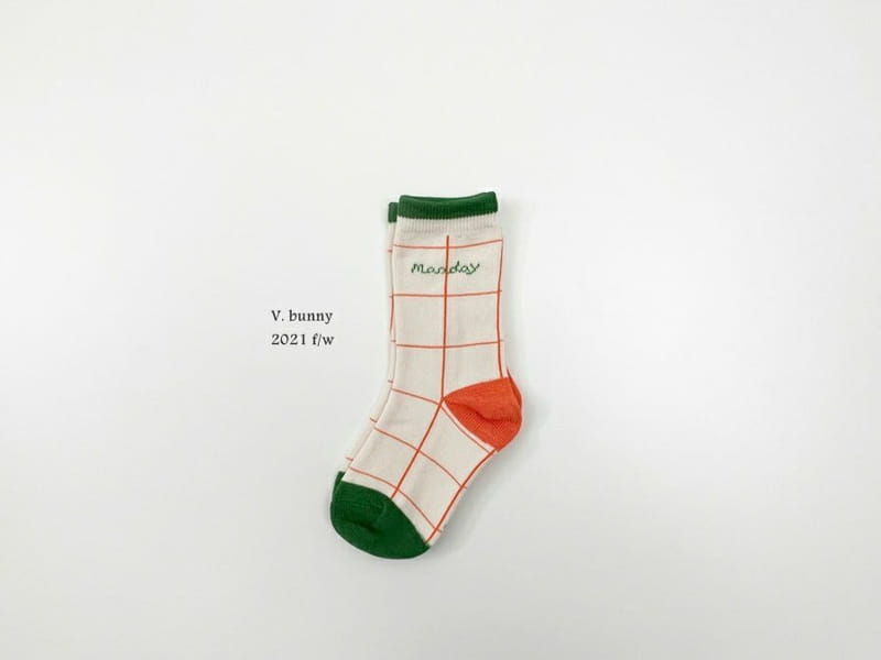 V BUNNY - Korean Children Fashion - #Kfashion4kids - Hawaii Socks [set of 4] - 5