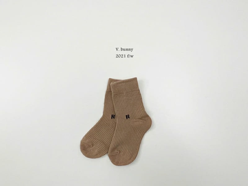 V BUNNY - Korean Children Fashion - #Kfashion4kids - R Socks [set of 5] - 3